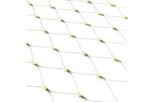 ‎GRESONIC 100/160/240/320er LED Lichternetz Lichtervorhang Lichterkette Warmweiß Deko Leuchte Innen und Außen Weihnachten Hochzeit mit Stecker gresonic (320LED, Dauerlicht)