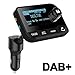 Price comparison product image Blufree In Car DAB+ Radio Adapter FM Transmitter, Bluetooth MP3 Music Receiver Handsfree Car Kit, 2.3" LCD Crystal Sound Portable DAB Digital Radio with Goose Neck/USB Car Charger/SD Card Slot/AUX Out