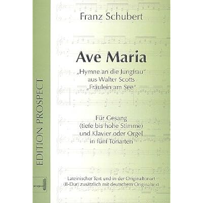 Ave Maria In 5 Tonarten Fur Gesang Und Klavier Orgel Lat Dt Pdf Online Melmedcsamir