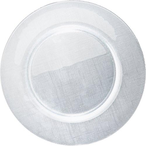 Gepolana pack of 6 under plates transparent size Ø 33 cm