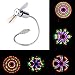Produktbild LED USB Fan Licht, picturer7 Tragbarer USB-Ventilator mit LED-Licht Flexible Mini Schwanenhals Fan für Laptop PC Siehe Abbildung