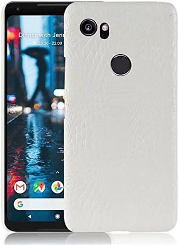 Google Pixel 2 XL Case, Google Pixel 2 XL Hard Cover, Lifetrut Ultra Slim Fit Crocodile Pattern Hard Leather Back Protective Snap Case Shell for Google Pixel 2 XL [White]