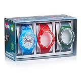 Hapids Kinderuhr mit Wechselarmband Racing Edition