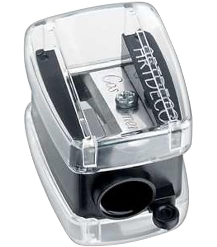 2 Stück Makeup-Sharpener Anspitzer - Kosmetikspitzer Für Kajal, Augenbrauen- & Lippenstifte, Mit Präzisionsklinge, Handlich