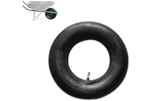 Mizikuu Chambre à air Remorque, Chambre air Brouette 4.00/3.50-6 Chambre à air pour brouette avec Valve Chambre à air Petite Roue pour brouettes, tracteurs, Chariots, charrettes de Jardin