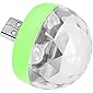 Sanfiyya USB-Mini-Disco-Kugel-Licht, Mini-Disco-Kugel-Ton aktivierte Bühnenbeleuchtung, Multi Farben LED-Auto-Atmosphere…