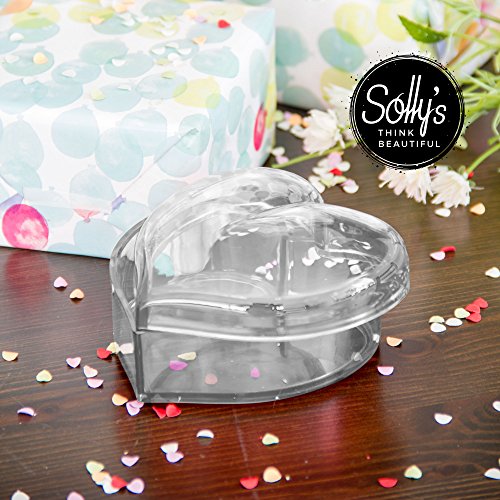 Solly´s® Herz Schmuck-Box klein | Geschenkideen für Mädchen | Bad-Deko im schönen Design - 4