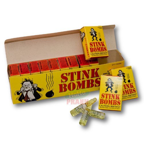 36 Stink bombs-3 Glass vials Per box-Stinky and Smelly