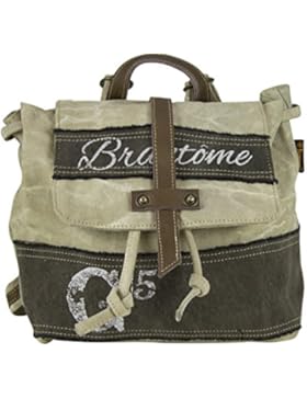 Sunsa Damen Männer kleiner Rucksack Backpack Schultertasche Umhängetasche Ranzen Daypack Vintagetasche in retro...