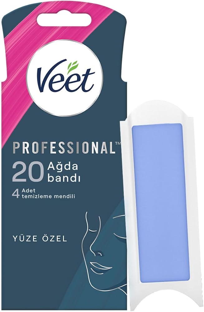 Veet Professional Yüz Ağda Bandı 20'Li Hassas Ciltler, Ağda Bandı, Bant