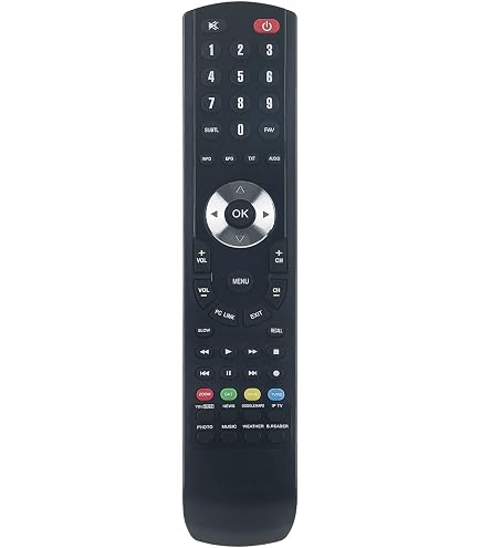 ALLIMITY Sostituisci Telecomando adatto per Redline Red line Linea Rossa IPTV RED 360, RED360, 7 line, S600 MAX, Rosso 360, S700 MAX, EXPAT Z-2020 mega plus, Mega plus
