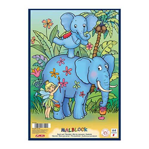 Herlitz Malblock A4 Comic, holzfreies Papier, 70 g/m², 75 Blatt, weiß - 2