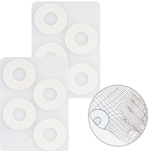 Druckstellen Schutzringe Kosmetex, selbstklebend weiche Druckentlastung für Hornhaut, Schwielen und Blasen