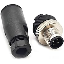 M12 D Code 4 Pin Circular Connector Field Mountable Female Unshielded, 6,49 - View #3