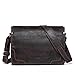 Produktbild Jxth Classic Business Aktentasche für Herren Herren Leder Aktentasche lässig Tote Crossbody Schulter Messenger Bag Handtasche braun für 13-Zoll-Netbook Tablet Kuriertasche Laptoptasche