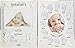 Hugs & More First Year Photo Frame/Birth Record Baby Gift Set (Silver)