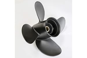 Flish Elica adatta per Mercury 4-Blade Alluminio Elica 10.3 x 13 Pitch 25-70HP 48-8M8026630 Fuoribordo !!!