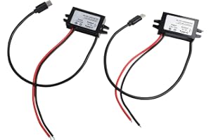 2-pack 12V/24V till 5V för usb-c step-down-omvandlare 2-pack 12V/24V