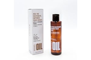 MYHIXEL OIL. Aceite para masaje INTIMO. Mayor sensibilidad y suavidad. AROMA a canela y manzana. Fabricado en España. 200ml.