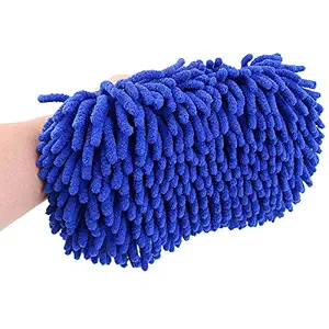 Aeoss Car Washing Sponge With Microfiber Washer Towel Duster For Cleaning Car. Bike Vehicle ( Color May Vary ) (1)