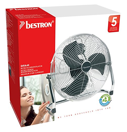 Bestron DFA40 Turbo Ventilator 45 cm chrom - 4