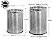 King International Stainless Steel Silver Open Perforated Dustbin 7 Ltr. & 10 Ltr.(Lifetime Warranty*MADE IN INDIA) RS.949.00