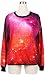 THENICE Women's Digital Print Pullovers Sweatershirts (Galaxy Sky Star)