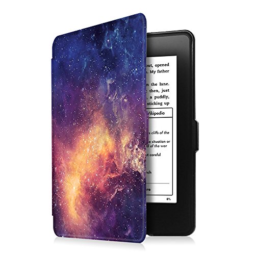 Fintie Kindle Paperwhite Hülle – Die dünnste und leichteste Smartshell Case Schutzhülle Tasche mit auto Sleep / Wake für den neuen Kindle Paperwhite 2016 (mit 300 ppi-Display, 6 Zoll, und integrierter Beleuchtung) und alle Modelle von 2012, 2013, 2014, 2015, Die Galaxie - 9