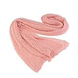 OULII Lange Ripple wickeln, DIY neugeborenes Baby Fotografie Wrap-BAby Foto Requisiten begünstigt, 2er-Pack (Schnee zahnfarbenen + Flieder) - 6