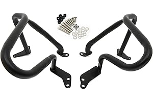 BAIONE Worldmotop Engine Guard Highway Crash Bar Protector fits for BMW R1250RT R1250 RT 2018 2019 2020 2021 2022(Black, Front)