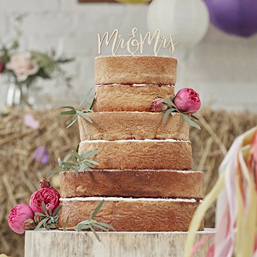 Cake Topper Mr & Mrs Holz - 3