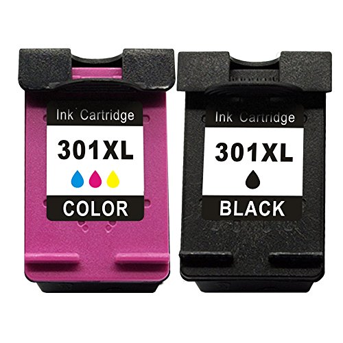 Inmax 301XL Tintenpatronen kompatibel Ersatz für HP 301-XL für HP Deskjet 2540 HP Envy 4500 (1 Schwarz + 1 Tri-Colour)