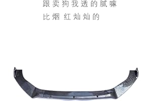 HPSHNR 3 Pz/Set Auto Paraurti Anteriore Lip Splitter Diffusore Spoiler Trim Kit per V-W Golf 7 MK7 7.5 R GTI GTD 14-19