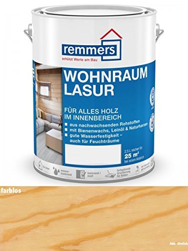 Remmers Wohnraum-Lasur – farblos 2.5ltr - 2