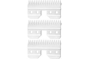 WAHFOX Lot de 3 lames de rechange en céramique à alimentation rapide pour tondeuse Oster Oster A5