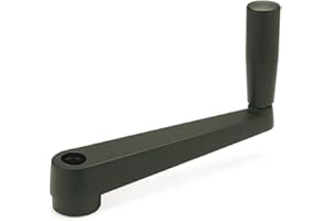 ‎GANTER NORMELEMENTE Ganter Normelemente | Handkurbeln - GN 471-100-B12 | Aluminium | mit Bohrung | kunststoffbeschichtet | 1 Stück, Bohrung d: 12mm