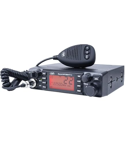 Radio CB Midland M Zero Plus - 40 Canaux AM/FM - Pour Voiture - Micro 4 Pins - Simple Et Fiable - 4