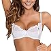 Produktbild Axami V-6461 Neige Hebe BH Für Damen, Schleifchen, Seitenstäbchen, Regulierbare Träger, Setteil, Top Qualität, EU, Weiß,85B