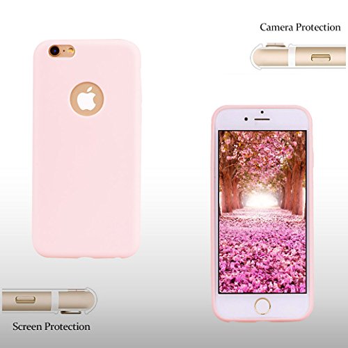 Funda Silicona para iPhone 6 6S AllDo Carcasa Protectora Suave Funda Flexible Ligero Soft TPU Gel Case Cover Carcasa Ultra Delgado Caja de Dise o Simple Funda Color S lido Carcasa Anti Rasgu os Anti Choque - Rosado reviews Funda Silicona para iPhone 6 6S AllDo Carcasa Protectora Suave Funda Flexible Ligero Soft TPU Gel Case Cover Carcasa Ultra Delgado Caja de Dise o Simple Funda Color S lido Carcasa Anti Rasgu os Anti Choque - Rosado