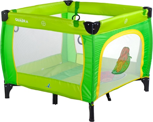 Caretero TERO-3991 Playpen with Mattress (Lightweight, Mobile)