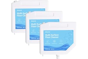 Dreame Soluzione Detergente, Liquido adatto a tutti i pavimenti duri come legno,piastrelle, e marmo per Aspirapolvere Robot L10s Ultra, Da inserire nella stazione di ricarica, 300ml x 3 Pezzi