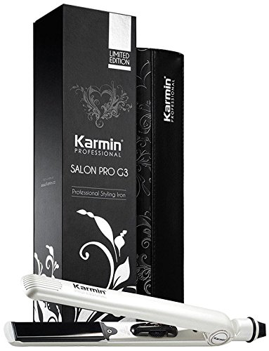 Karmin G3 Salon Pro Fer à boucler professionnel en tourmaline et céramique blanc