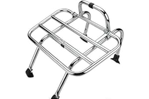 F.A. ITALIA PORTAPACCHI PORTA PACCHI ANTERIORE CROMATO CON RIBALTINA PER VESPA PX PE LML E ADATTABILE ANCHE A VESPA 50 SPECIAL 125 PRIMAVERA ET3 PK