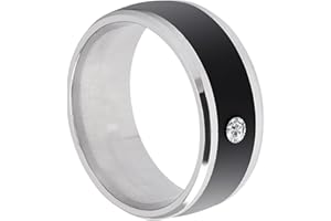 Tbest NFC Ring, Smart Ring Android, NFC Multifunction Smart Rings Magic Wearable Device Universal for Mobile Phone (Size 9)
