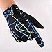 Produktbild Ocamo Unisex Radfahren Handschuhe Outdoor Atmungsaktiv rutschsicherer Touchscreen-Handschuhe für Wandern Klettern Blau