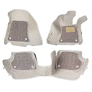 Urbanlifestylers 7D Economy Custom Fitted Car Mats Compatible with Mitsubishi Pajero SFX 2011 - Beige