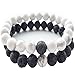 Produktbild armband heilsteine buddha armband chakra armband 7 chakren lava essentials lava armband lavaperlen lavastein schmuck lava schmuck naturstein schmuck
