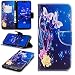 Produktbild LJSM (BF46 Handytasche Huawei Mate 20 Lite Lederhülle Flip Wallet Tasche PU Leder + TPU Weich Silikon Handyhülle Standfunktion Schutzhülle Ledertasche Case Hülle für (6.3")