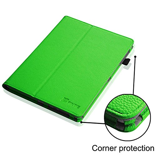 Fintie Samsung Galaxy Tab S 10.5 Hülle Case – Slim Fit Folio Kunstleder Schutzhülle Cover Tasche mit Ständerfunktion für Samsung Galaxy Tab S T800 T805 (10,5 Zoll) Tablet (mit Auto Schlaf / Wach Funktion), Grün - 6