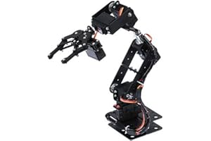 Okuyonic Griffe de Robot, Bras mécanique de Direction Flexible de manipulateur 6DOF pour pièces de Robot Industriel